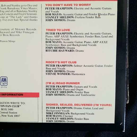 Peter Frampton- I'm In You, Vinyl LP 1977 - Picture 10 of 11